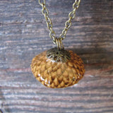 Large Woodland Acorn Necklace