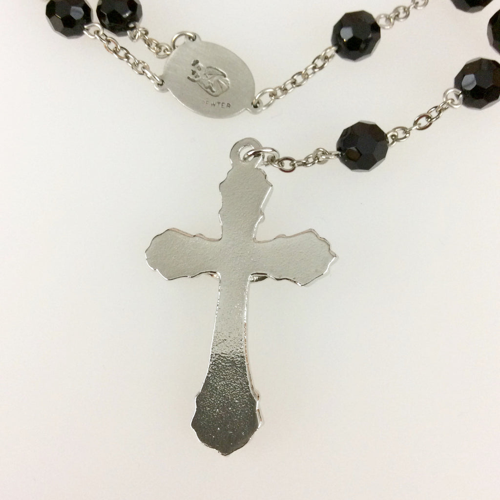 Jet Crystal Rosary