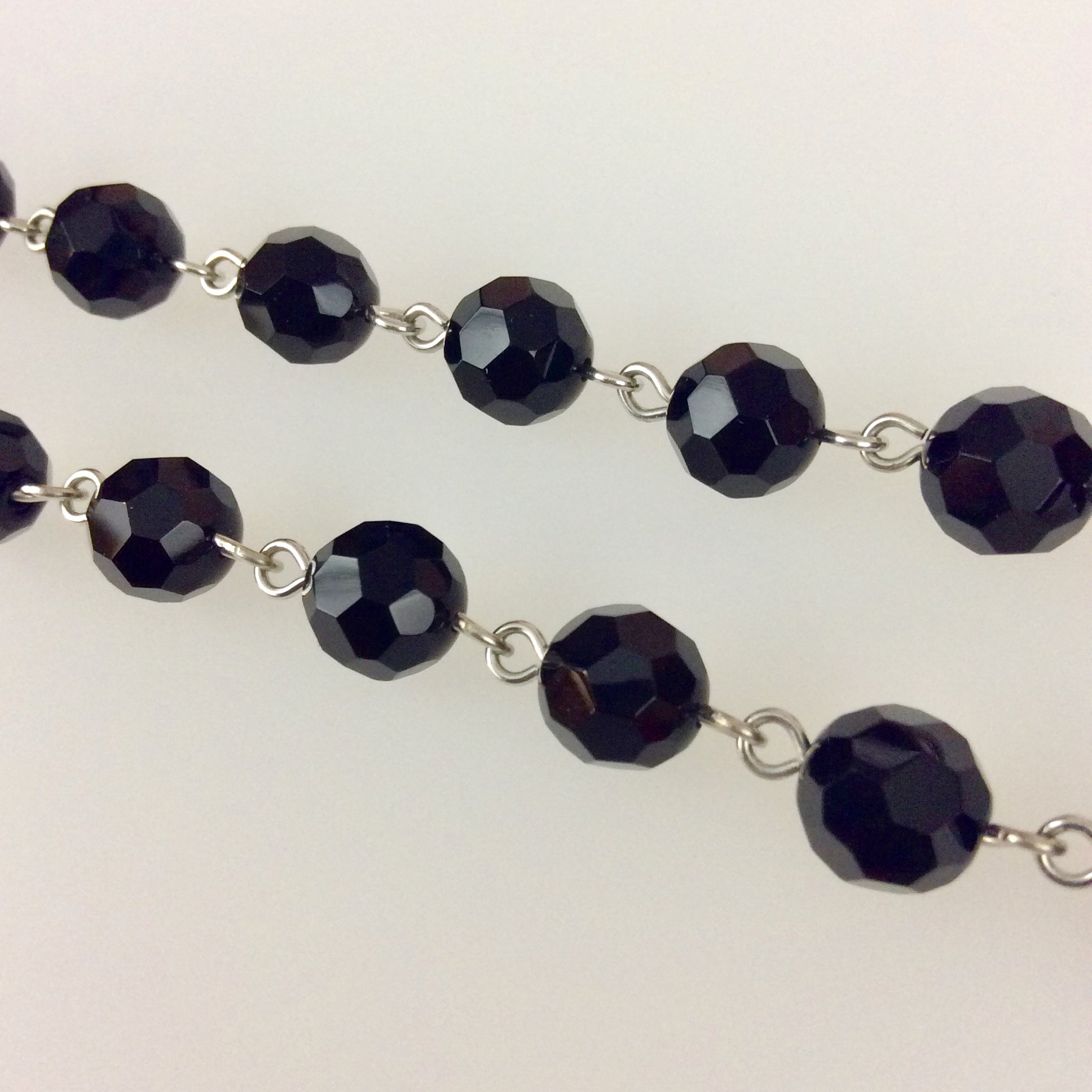 Jet Crystal Rosary