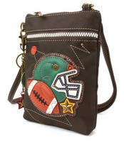 Football Cellphone Crossbody Handbag