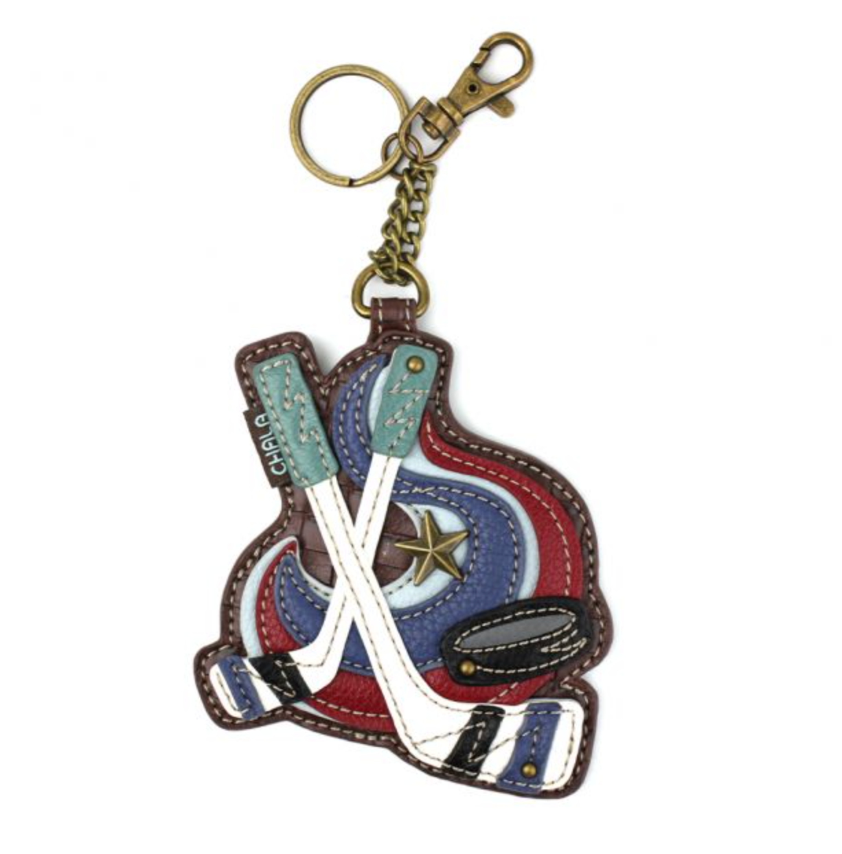 Hockey Coin Purse, Key Fob, Bag Charm