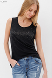 Libby Sparkle Knit Shell Top