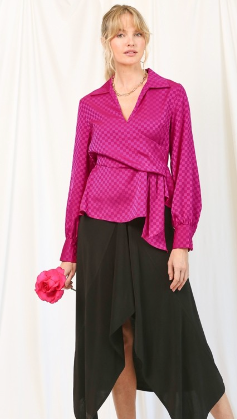 Fireside Fuchsia Top