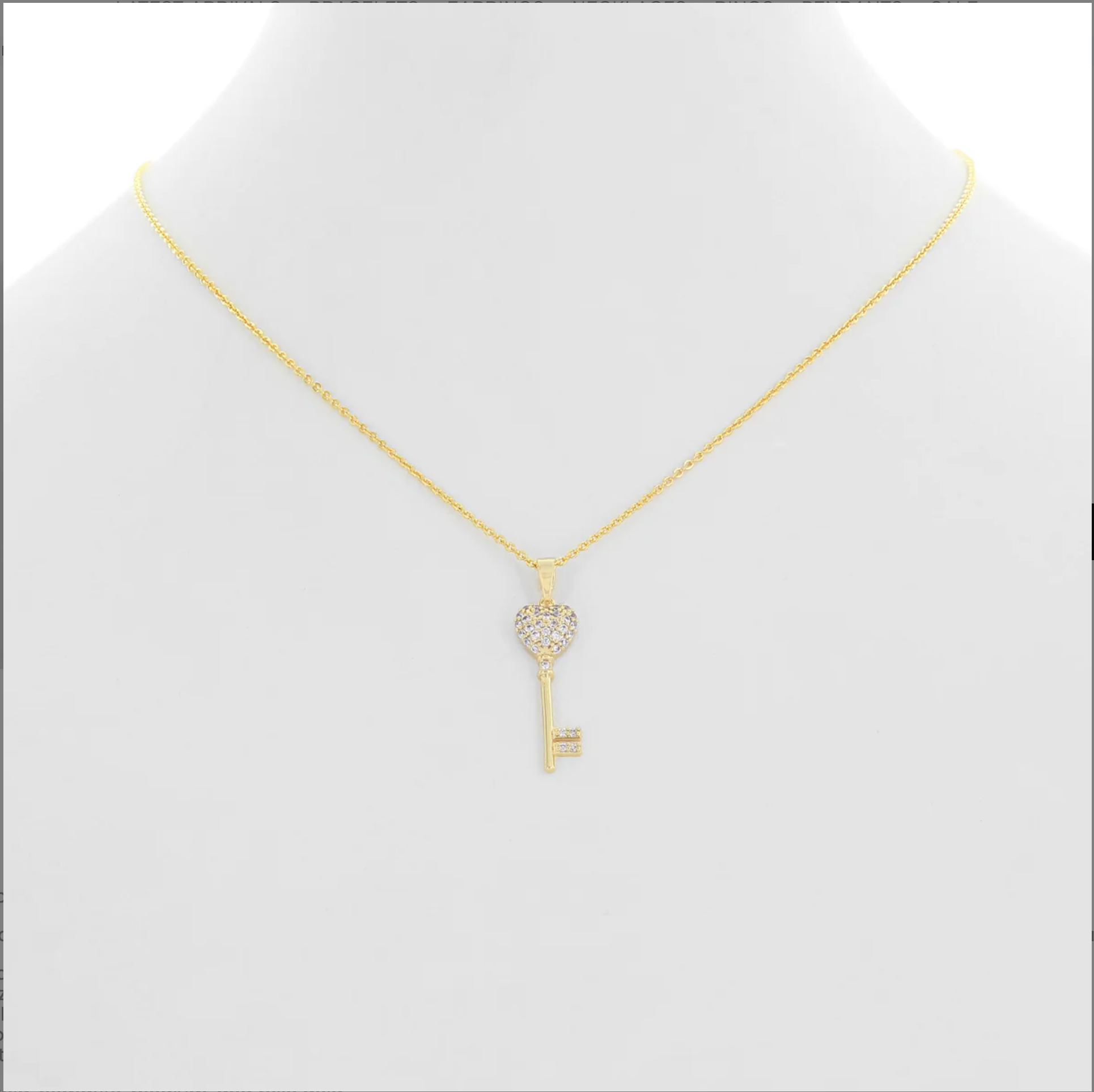 Key To My Heart Necklace